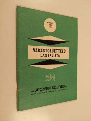 Oy Suomen Bofors Ab : Varastoluettelo = Lagerlista : Huht...
