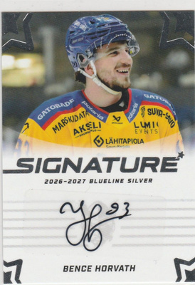 2026/27 Bluelinen Silver signature Horvath , Jukurit