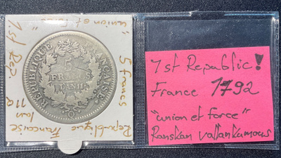 Ranskan ensimmäinen tasavalta 1792 - 1803. Ag.900