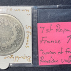 Ranskan ensimmäinen tasavalta 1792 - 1803. Ag.900 - pikkukuva 1