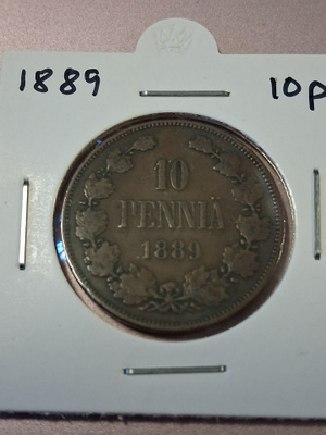 Suomi 10 Penniä 1889
