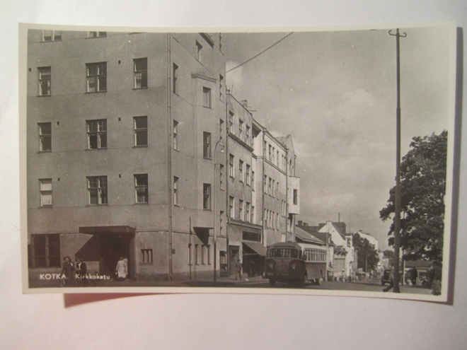 VANHA Postikortti Kotka 1950-l Alkup.Mallikappale