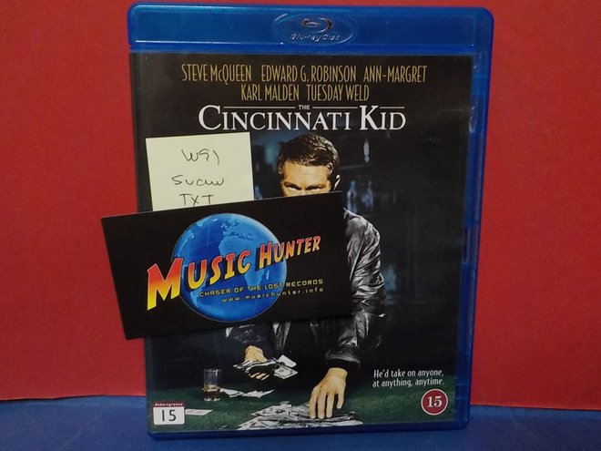 Täyskäsi-Kid / The Cincinnati Kid UUSI Blu-Ray