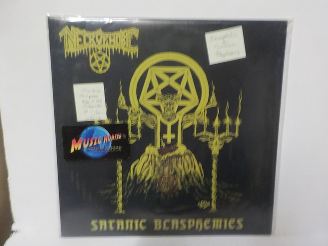 NECROPHOBIC - SATANIC BLASPHEMIES M-/M- 1. PAINOS LP