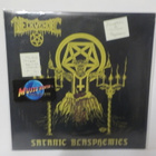 NECROPHOBIC - SATANIC BLASPHEMIES M-/M- 1. PAINOS LP - pikkukuva 1