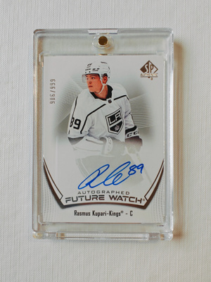 Rasmus Kupari - 21-22 SP Autographed Future Watch /999