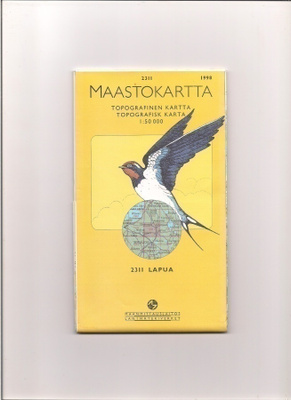 Maastokartta 1:50 000 Lapua