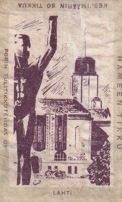 Etiketti, Lahti, Hämeen tikku ,  b476