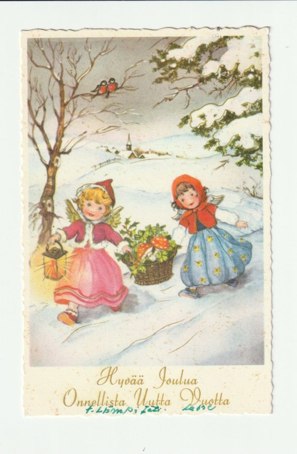 Postikortti, JOULUKORTTI  vanha
