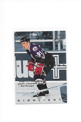 1994-95 Ultra Performance Highlights #1 Sergei Fedorov