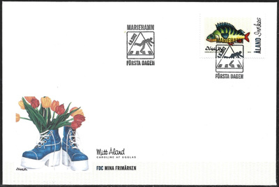 FDC Åland 2012 Omakuvapostimerkki 7 LaPe ÅL OK 7