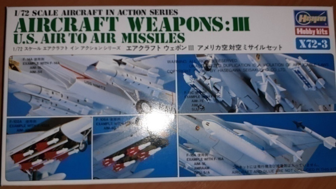 US Aircraft Weapons III 1/72, Hasegawa X72-3