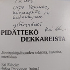 Kai ym. Ekholm : Pidättekö dekkareista : jännityskirjalli... - pikkukuva 3