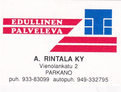 Parkano., A. Rintala Ky    b591