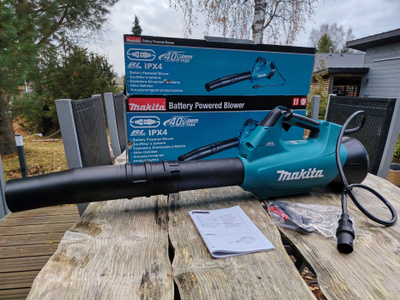 Makita 36V lehtipuhallin akkurepulla
