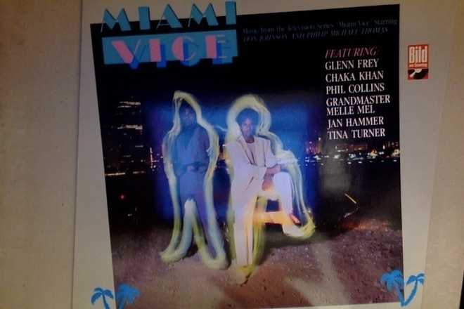 MIAMI  VICE  ::  MUSIC FROM TV SERIES  ::  VINYYLI  LP  1985