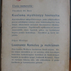 Theodora du Bois: Kuolema myöhästyy lounaalta. 213 s. - pikkukuva 2