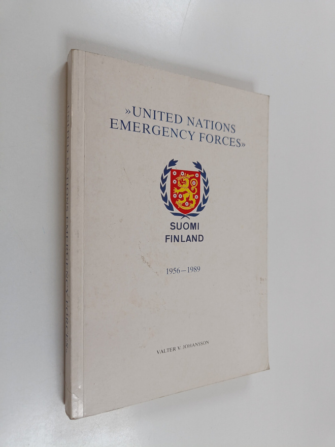 Valter V. Johansson : United Nations emergency forces S.F...