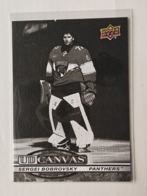 Sergei Bobrovsky 2025-26 UD Extended UD Canvas Black&White