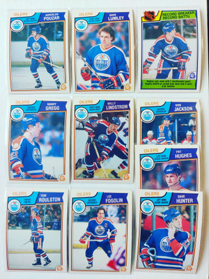 83-84 Opc - Edmonton Oilers 10kpl