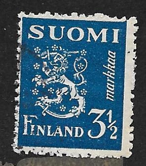 Yleismerkki 3,50mk 1930 (LAPE 198) = roso