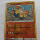 Hariyama #68 Pokemon Sun & Moon REVERSE HOLO RARE card - pikkukuva 1