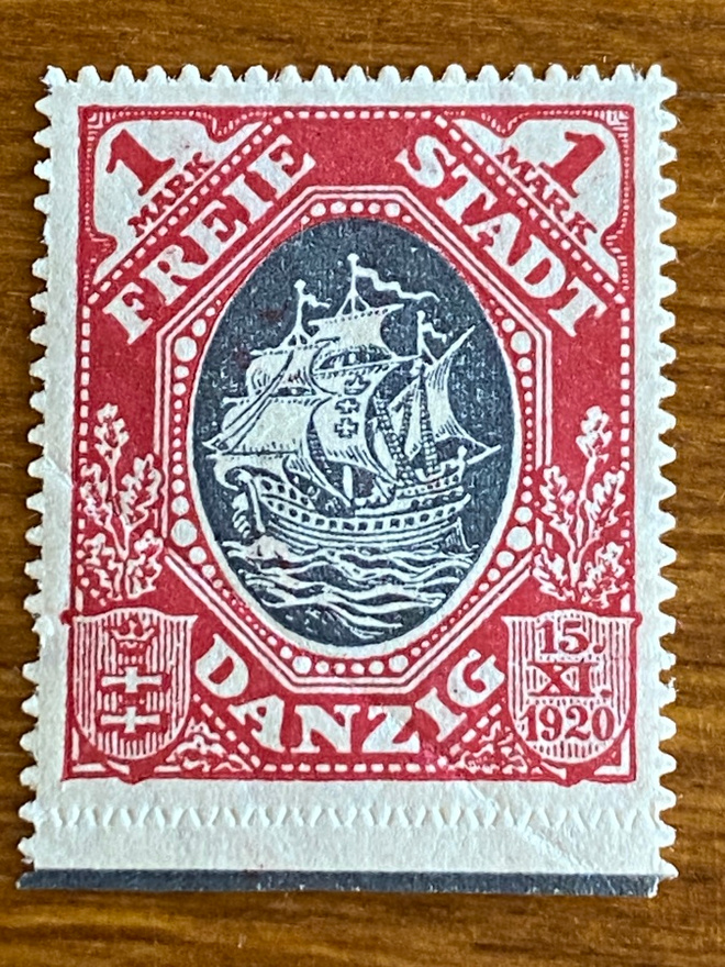 SAKSA DANZIG 1921 DANZIGIN VAAPAAKAUPUNGIN JULISTAMINEN**