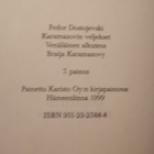 Fedor Dostojevski Karamazovin Veljekset - pikkukuva 2