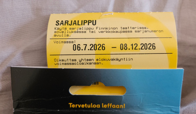 Finnkino leffalippu