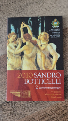 San Marino Sandro Botticelli 2 euroa