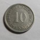 Saksa/Empire 10 pfennig 1908 F - pikkukuva 2