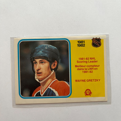 1982-83 O-Pee-Chee Wayne Gretzky Scoring Leader #243