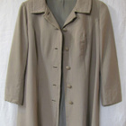 Beige kevyt takki - VINTAGE - pikkukuva 3