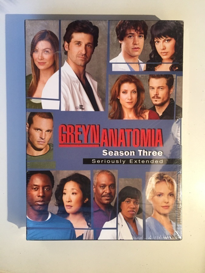 Greyn Anatomia - Kausi 3 [7xDVD] UUSI MUOVEISSA!