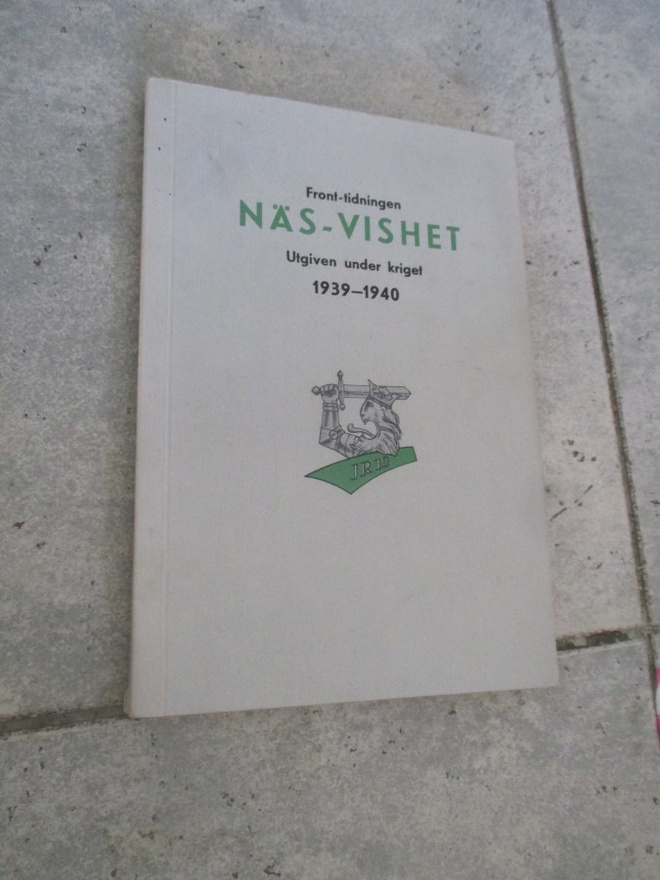Front-tidningen Näs-Vishet Utgiven under kriget 1939-1940.