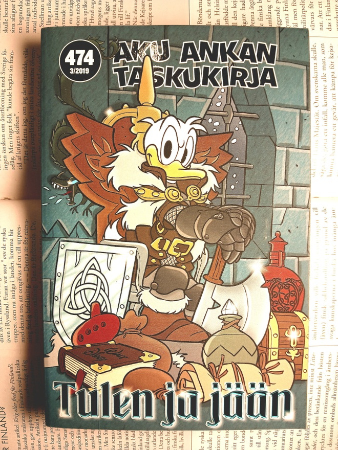 Aku Ankan taskukirja 474 • Tulen ja jään