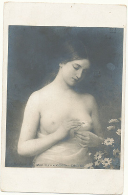 Neito ja päivänkakkaroita - kulk.1906