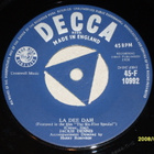 7" JACKIE DENNIS - La Dee Dah - single 1958 pop MINT- - pikkukuva 1