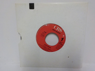 MICK JAGGER - LETS WORK / CATCH AS CATCH CAN VG+ 7"