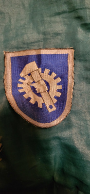 Putkimiehen hihamerkki retro
