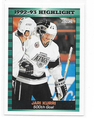 1993-94 Score #446 Jari Kurri Los Angeles Kings