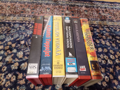6 kpl VHS