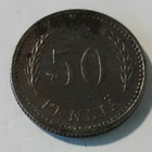 50 pennin 1945 kolikko - pikkukuva 1