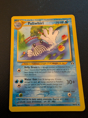 Poliwhirl Pokemon Neo Discovery