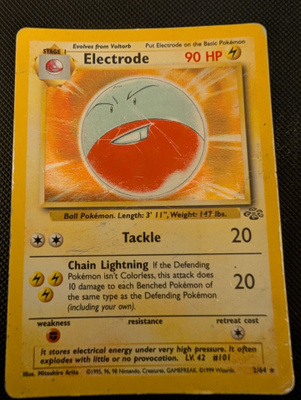 Electrode holo Pokemon Jungle