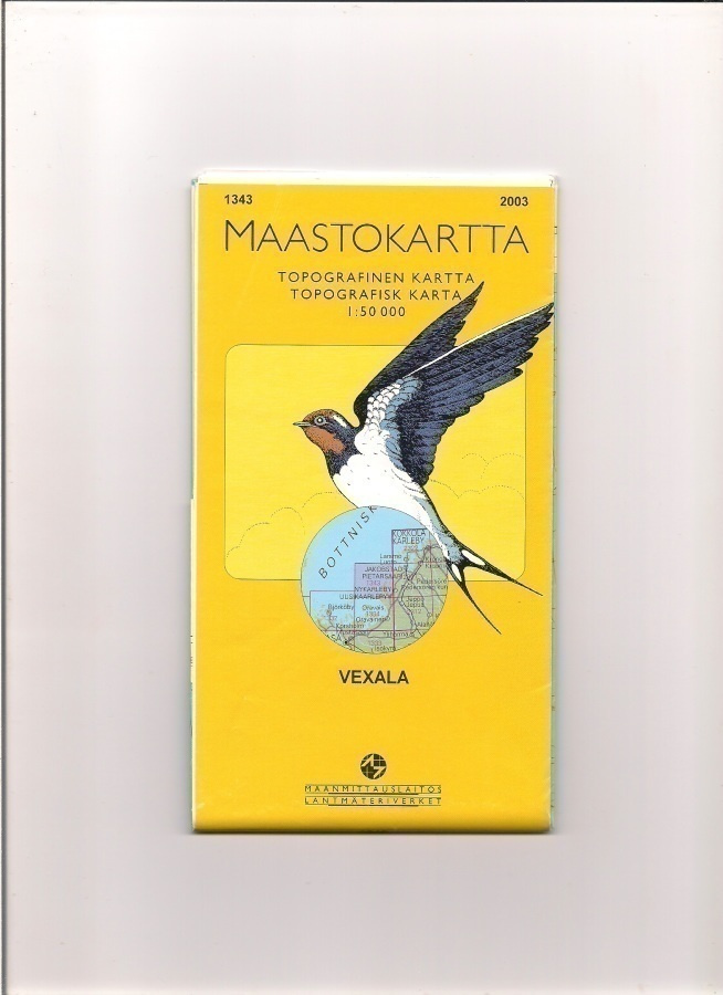 Maastokartta 1:50 000 Vexala, Veksala