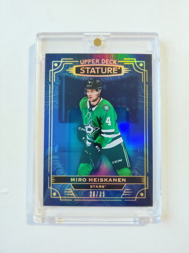 Miro Heiskanen - 22-23 UD Stature Blue /35