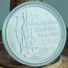 JUHLARAHA 100MK hopeaa (BU) "Suomenlinna 250v" - pikkukuva 1