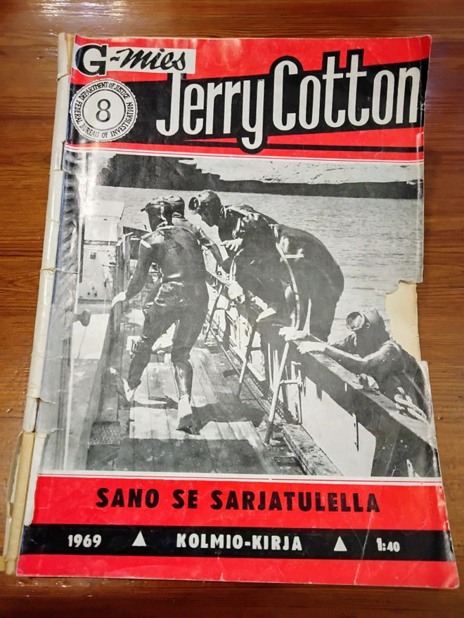 Sano se sarjatulella - Jerry Cotton 8 1969