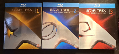 Star Trek Original Series 1-3 kaudet  Blu-ray